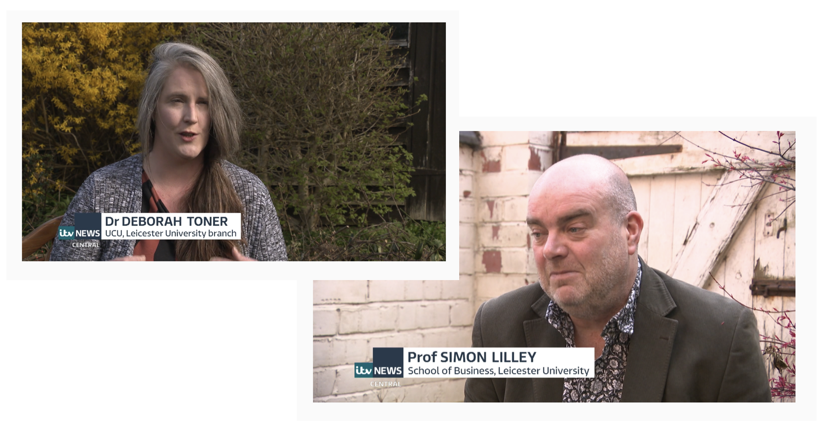 Pictures of Deborah Toner and Simon Lilley